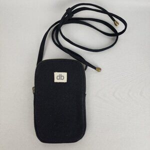 Bill Crossbody Black Phone Pouch